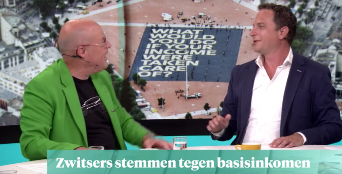 Felle discussie over het basisinkomen bij RTL Z